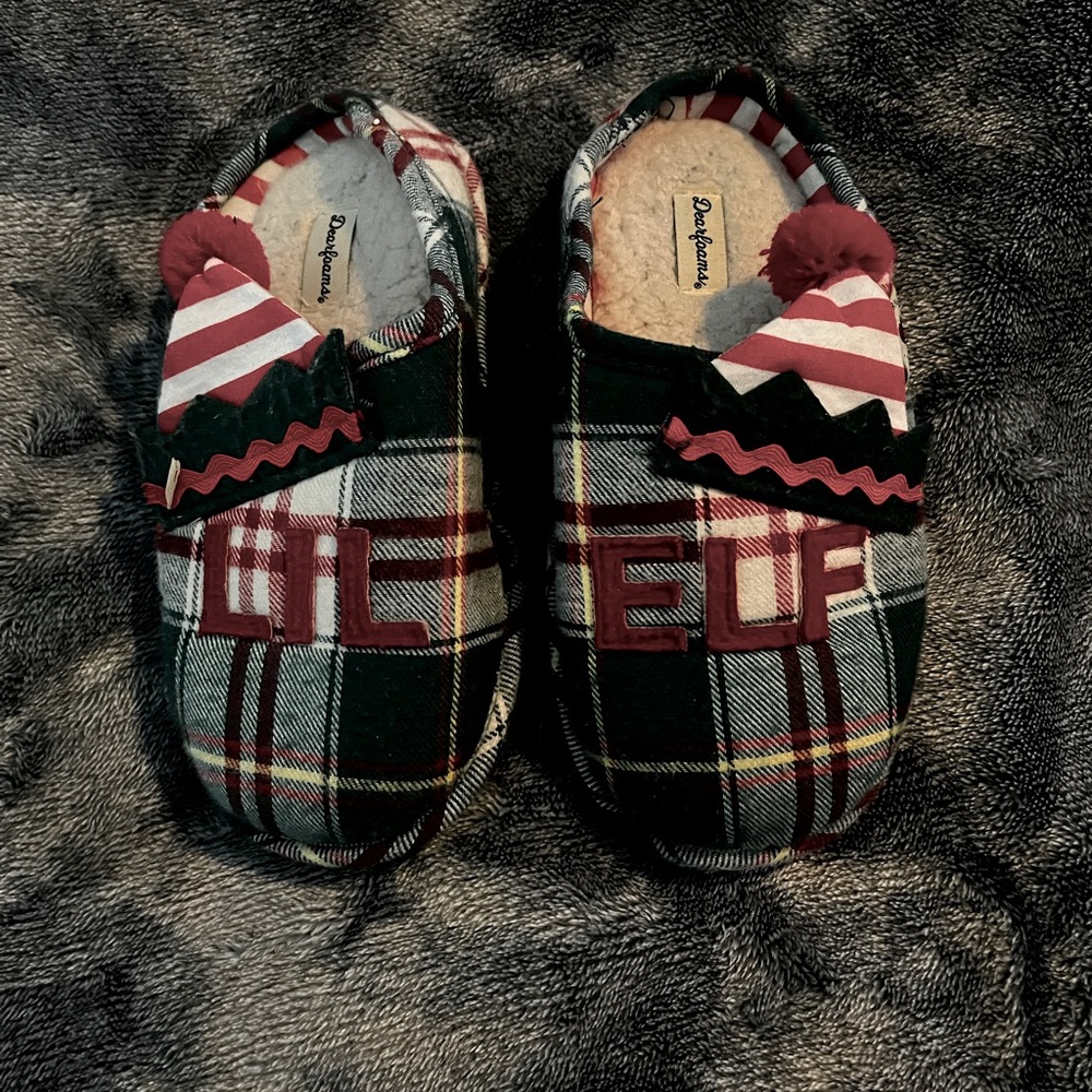 Dearfoams Lil Elf Slippers size 13-1